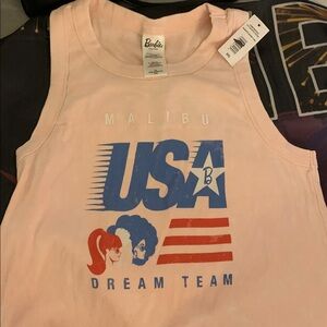 NWT Barbie Pink Tank Top From Mattel